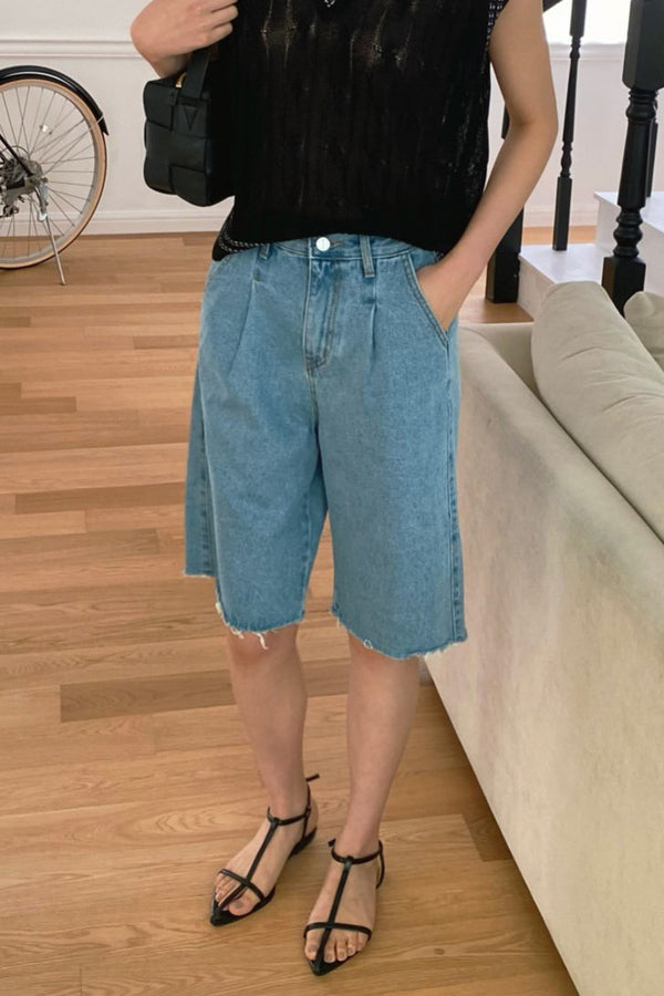 Half Pleat Denim