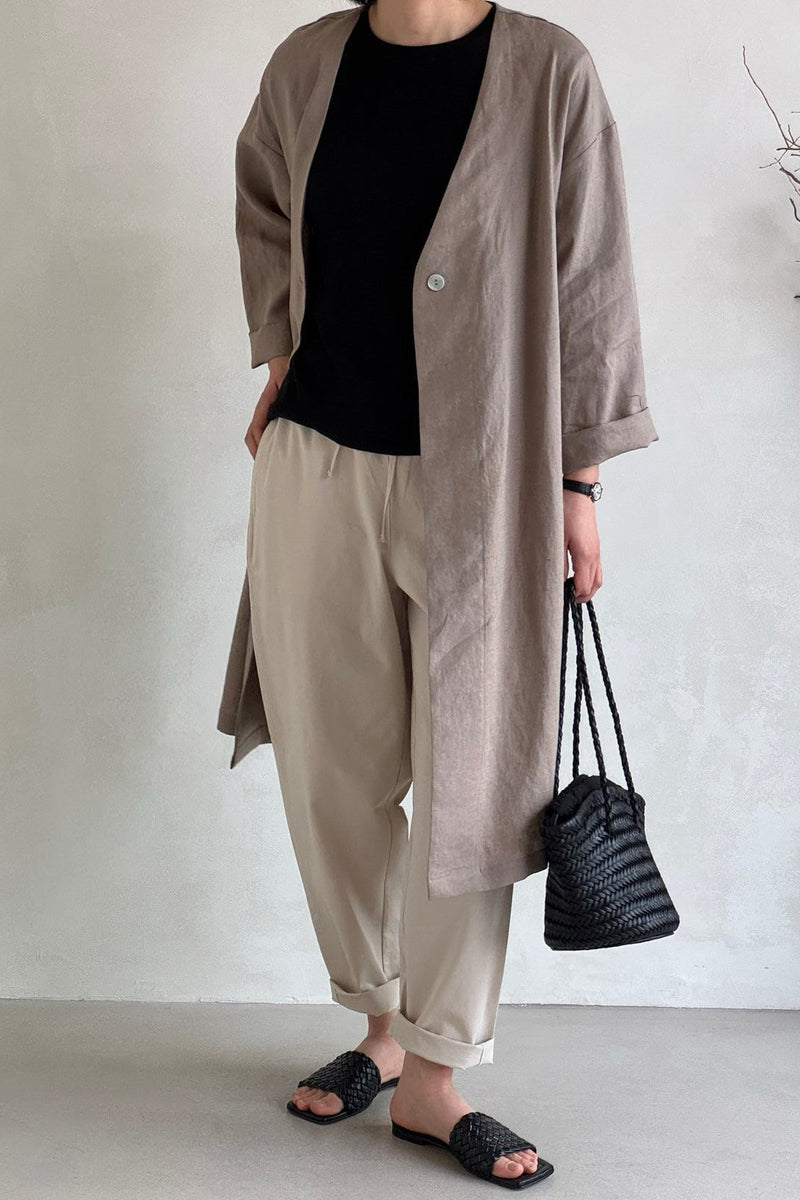 Linen Robe Jacket
