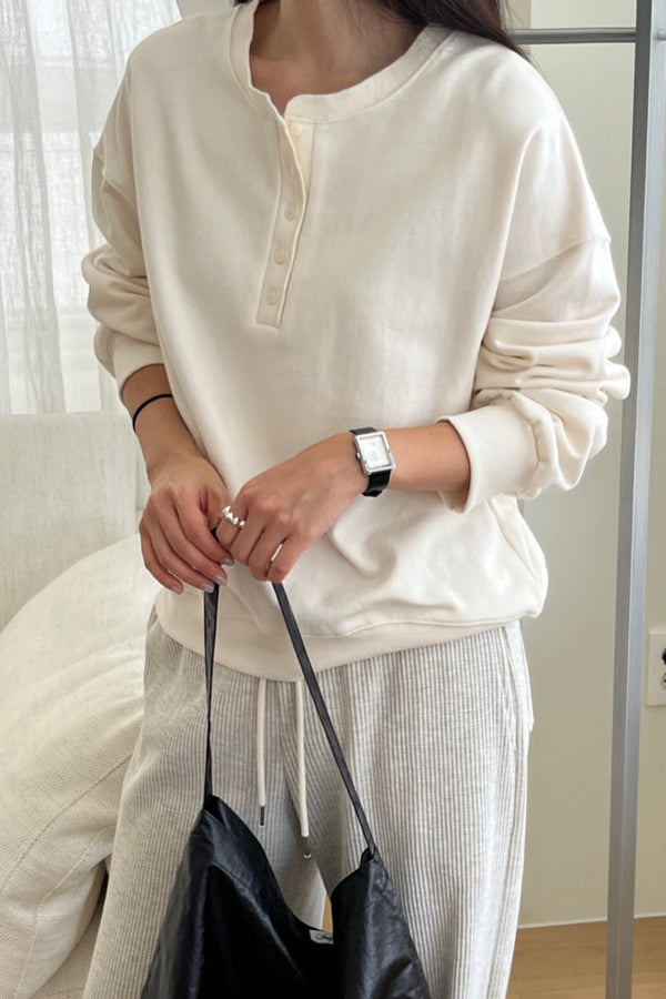 Liv Snap Button Sweatshirt