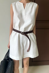 Clean Line Linen Romper