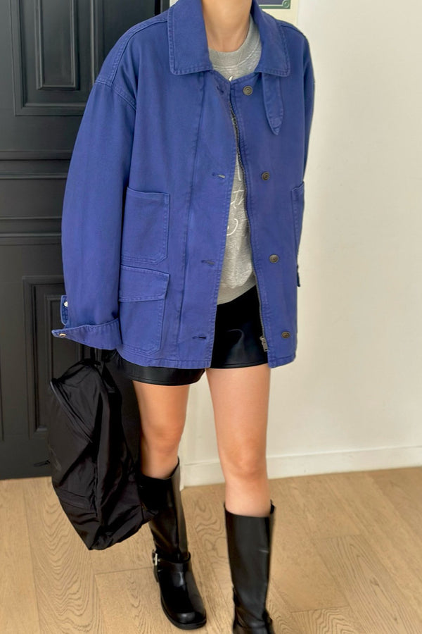 Washed Collar Jacket
