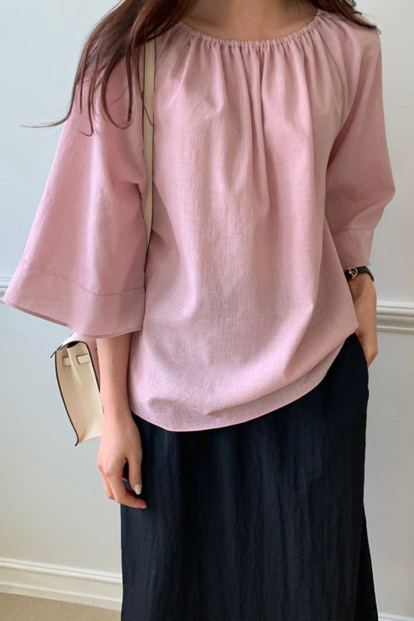 Wide Sleeve Blouse