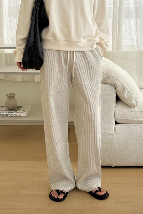 Cozy Waffle Wide Pants