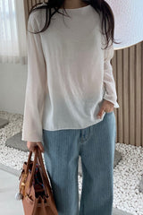 Airy Fit Blouse Tee