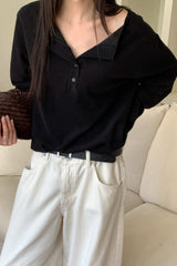 Loose Henley Tee