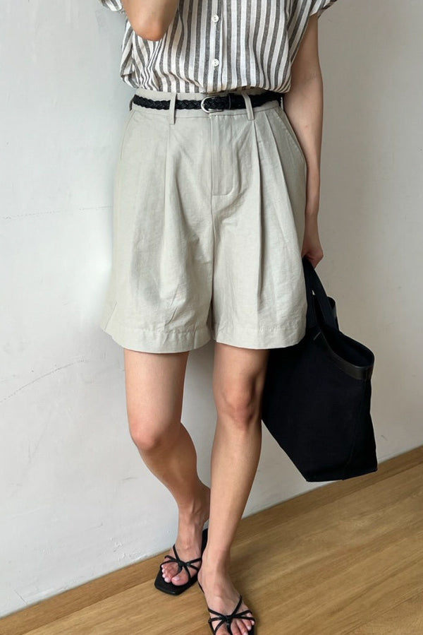Braided Belt Shorts (Belt Included)