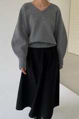 Volume V-neck Knit