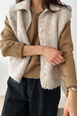 Boucle Knit Vest