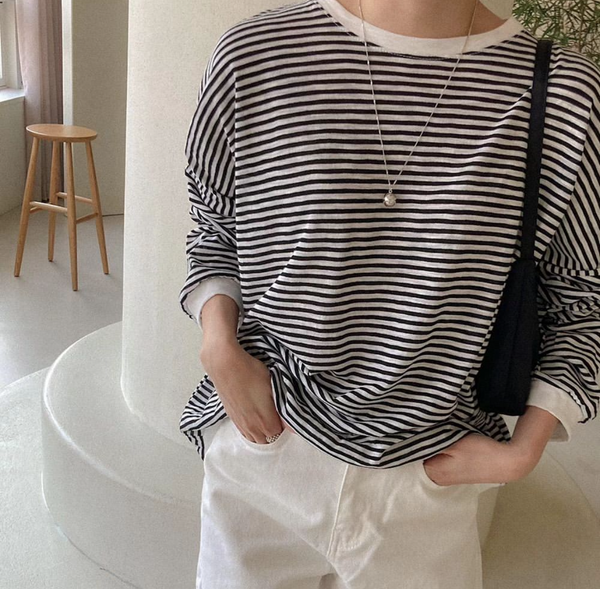 Easy Stripes Casual Tee