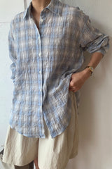 Double Gauze Check Shirt