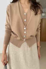 Double Button Cardigan