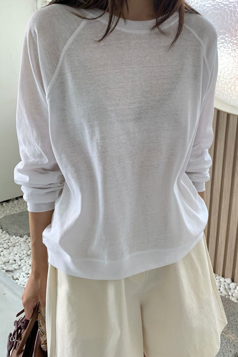 Linen Raglan Tee – ifscarlet