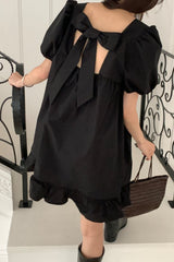 Tie Back Babydoll Dress