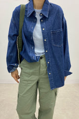 Denim Overfit Shirt