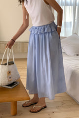 Ruffle Long Skirt
