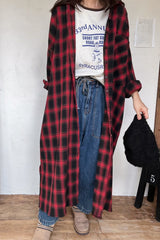 Vintage Maxi Check Shirt