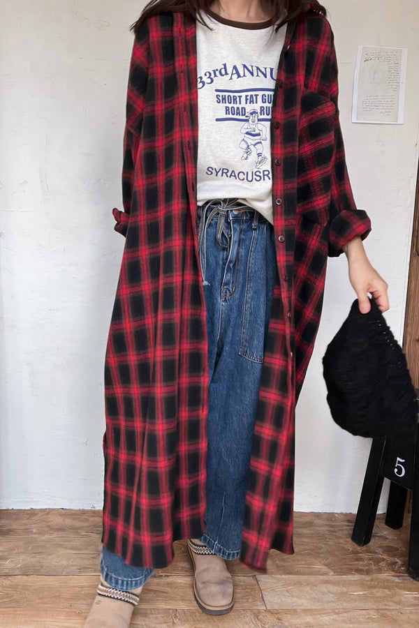 Vintage Maxi Check Shirt