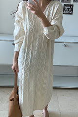 Cable Knit Dress