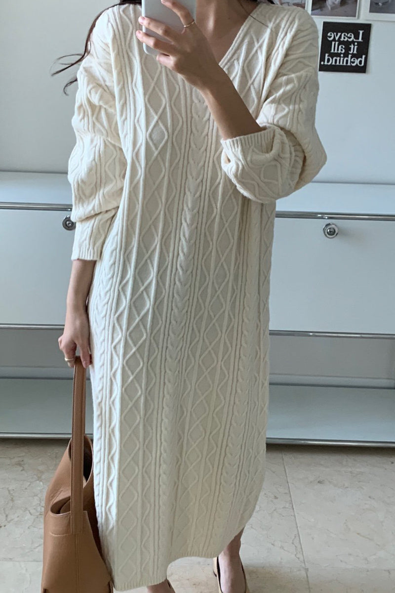 Cable Knit Dress