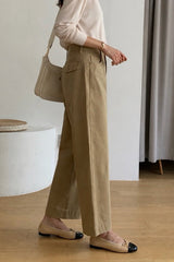 Loose Beige Cargo Pants