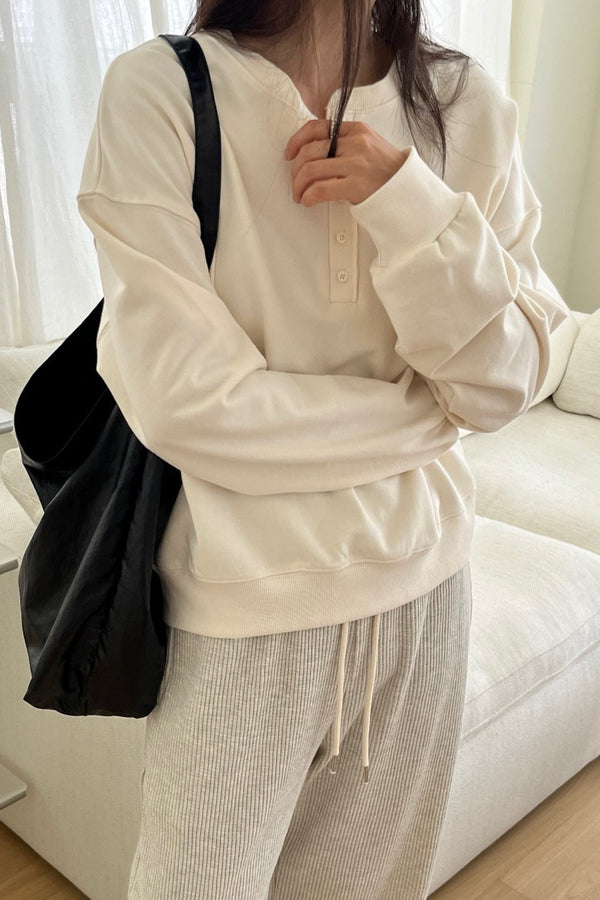 Liv Snap Button Sweatshirt