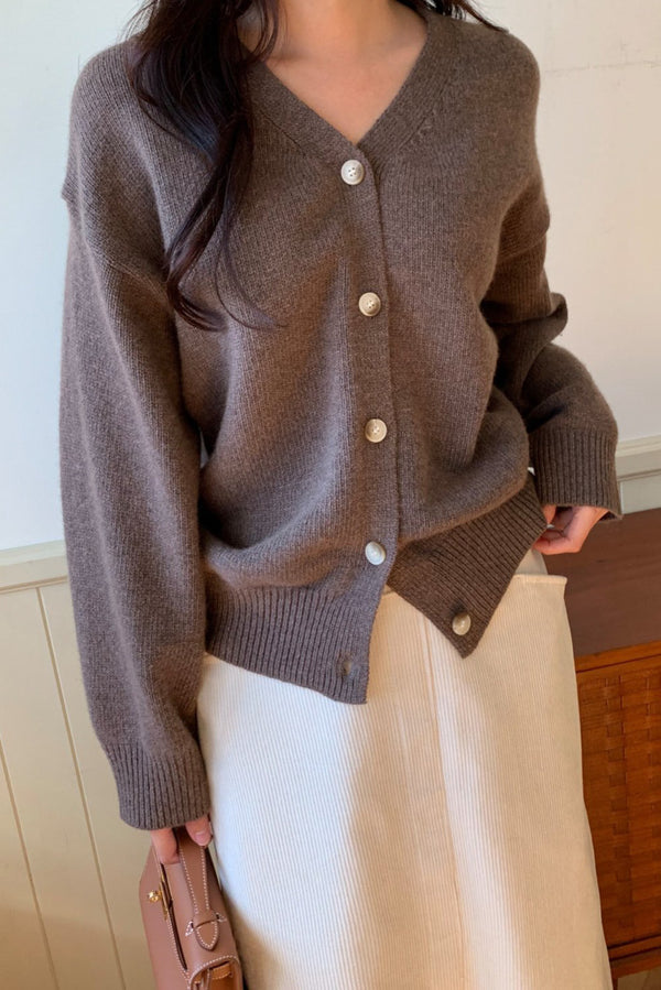 Modern Button Cardigan