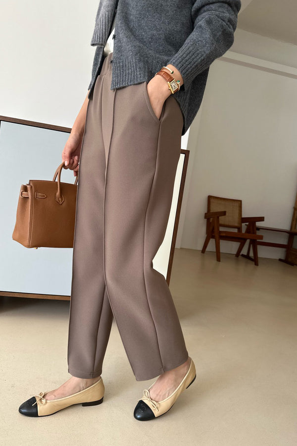 Crepe Banded Pants