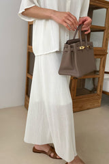 Pleats Maxi Skirt