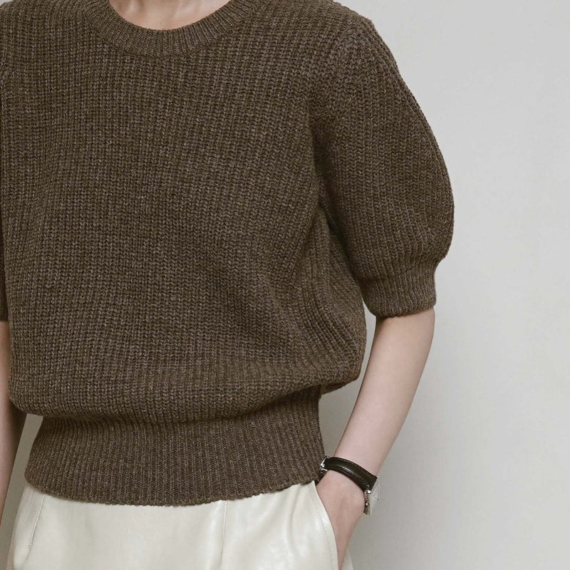 Balloon Half Knit