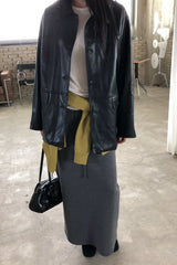 Leather Half Jacket