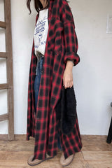 Vintage Maxi Check Shirt