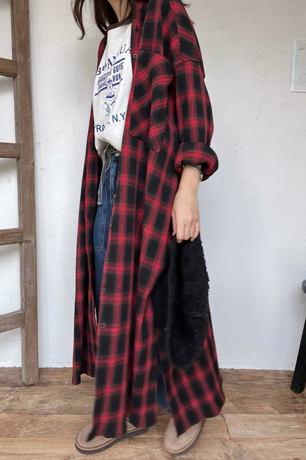 Vintage Maxi Check Shirt
