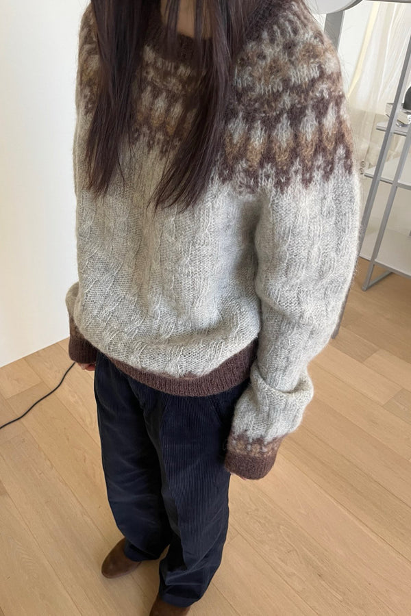 Wool Nordic Sweater