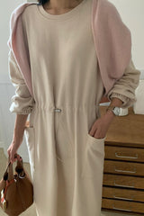String Terry Dress