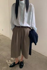 Twill Bermuda Pants