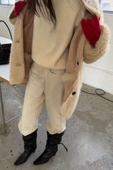 Warm Light Beige Denim