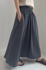 Modal Gathered Maxi Skirt
