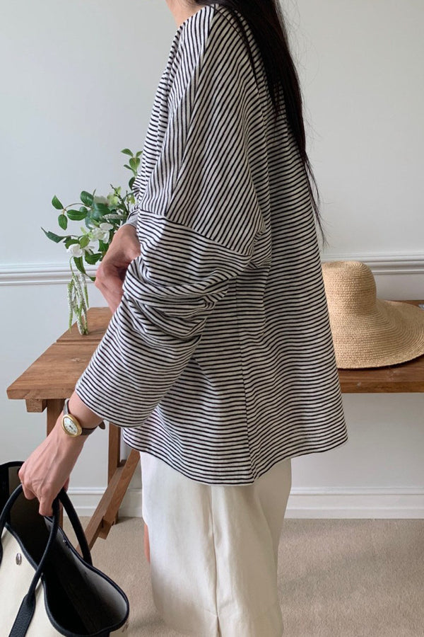 James Stripe Loose Tee