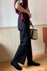 Warm Straight Black Jean