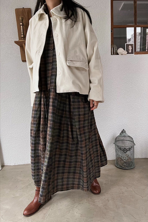 Autumn Plaid Dress