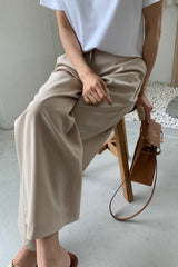 Straight-Leg Banding Trouser