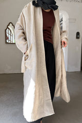 Natural Linen Robe