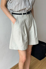 Braided Belt Shorts (Belt Included)