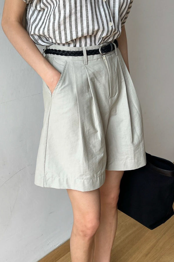 Braided Belt Shorts (Belt Included)