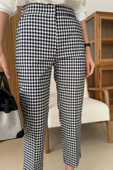 Gingham Span Pants
