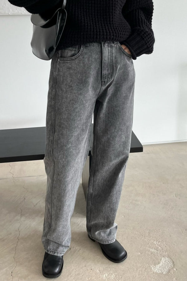 Snow Charcoal Jean