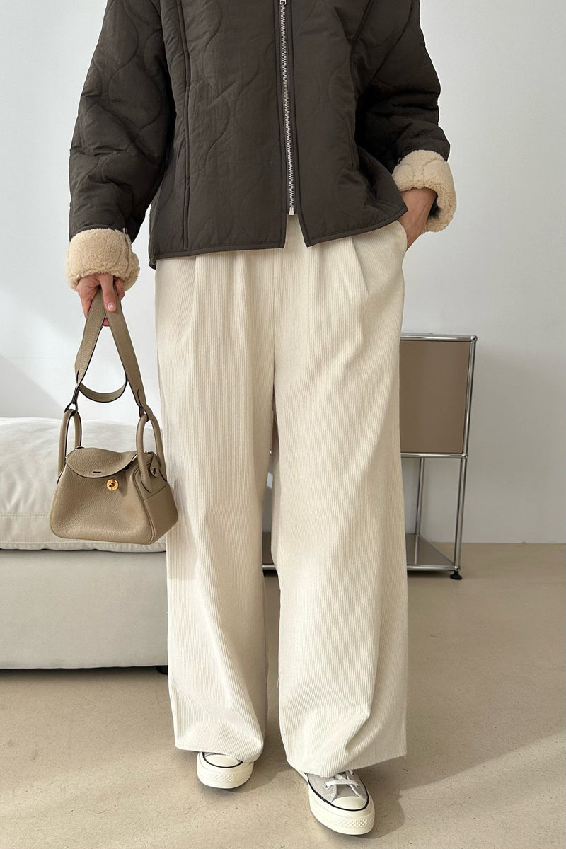 Soft Brushed Corduroy Pants