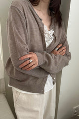 Spring Alpaca Cardigan