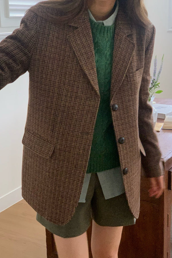 Ver Wool Check Jacket