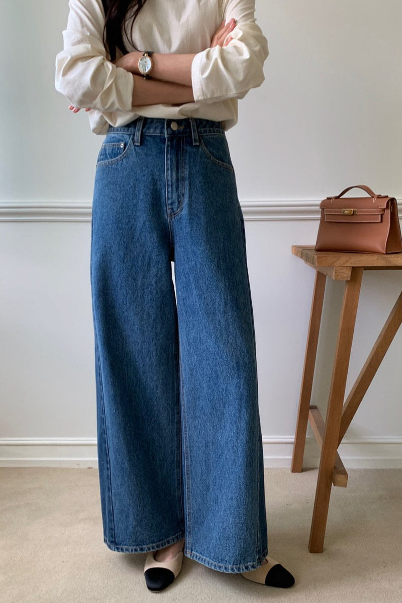 Two Tone Wide Fit Jean